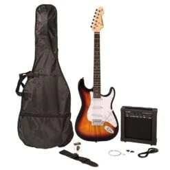 Encore E60 Blaster Electric Guitar Pack, Sunburst