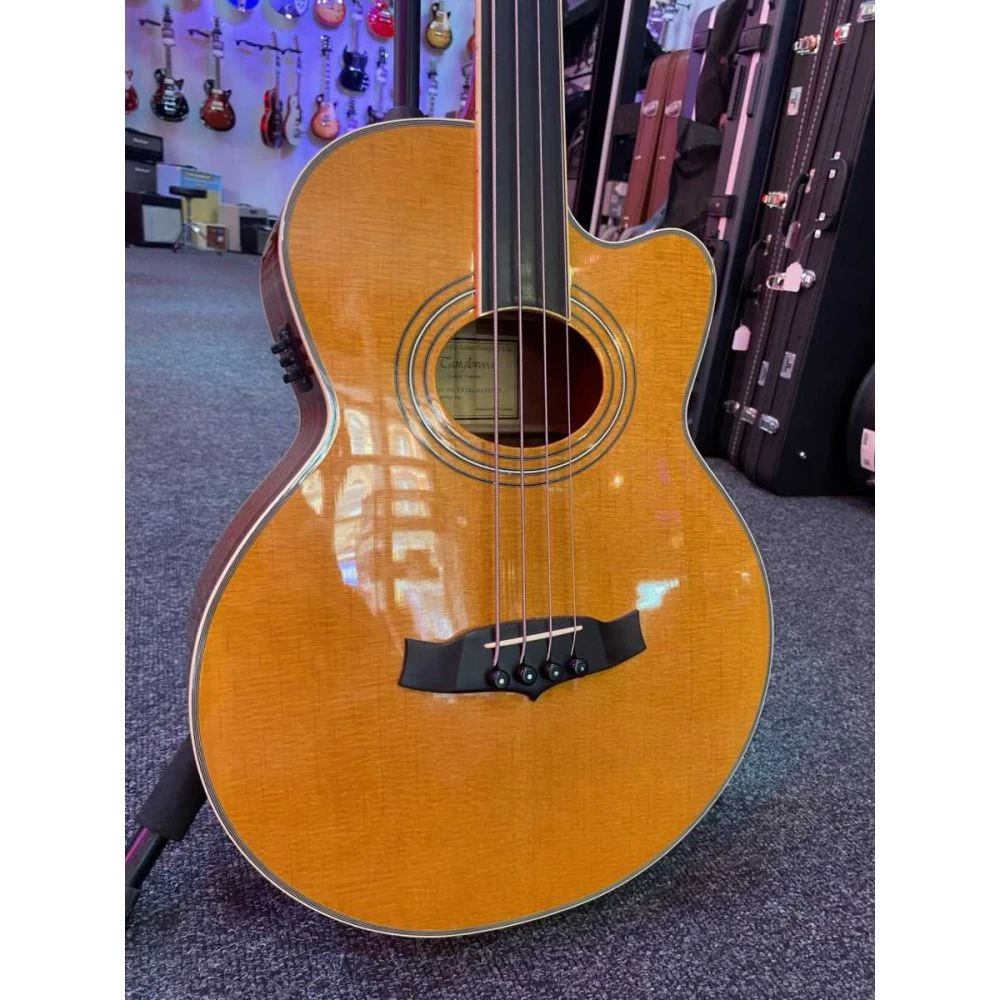 Pre-Owned Tanglewood TW55A Acoustic Fretless Bass - Image 3