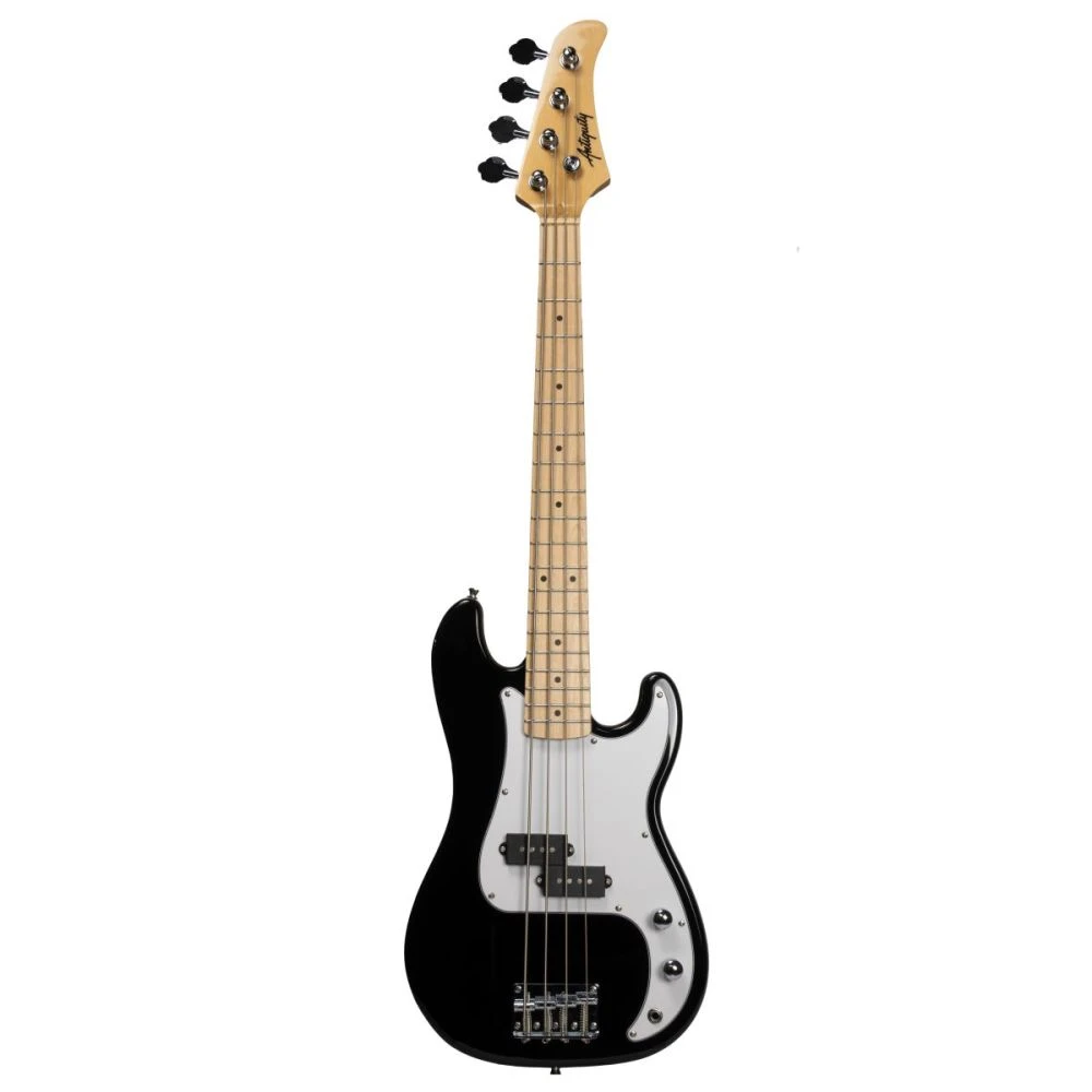 Antiquity PB Mini Bass Guitar Starter Package, Black - Image 2
