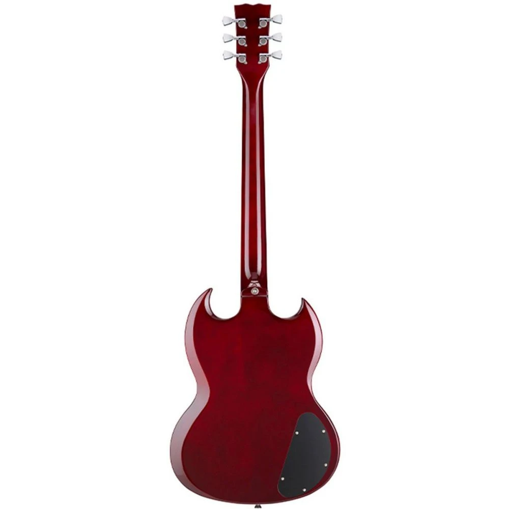 Antiquity GS1L Left-handed Electric Guitar, Cherry Red - Image 2