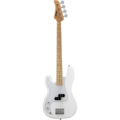 Antiquity AQ-PB-L Left-handed Bass Guitar, White