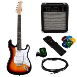 Antiquity ST1 Beginner Electric Guitar Package, Sunburst
