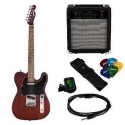 Antiquity TL1 Beginner Electric Guitar Package, Rosewood