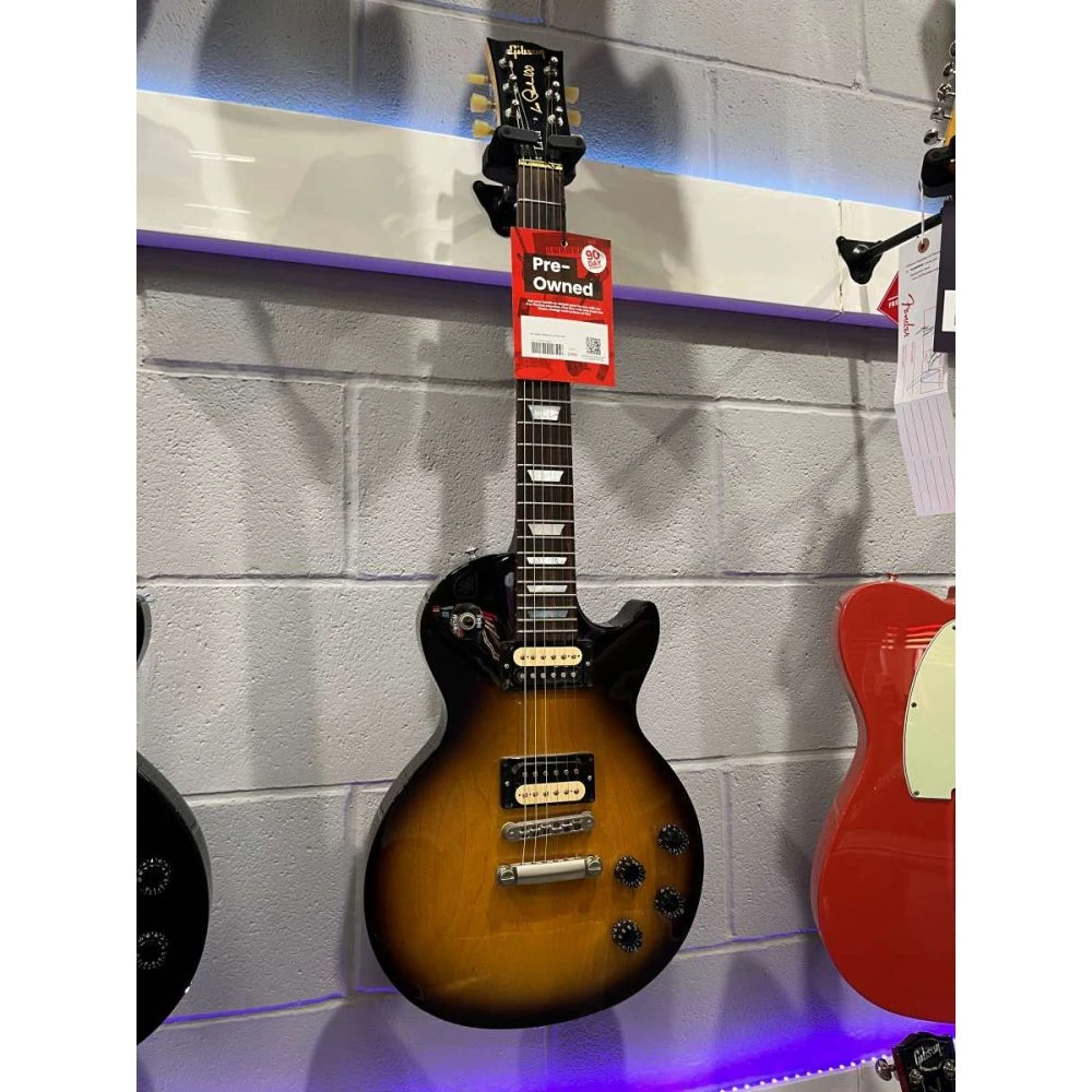 Pre-Owned Gibson 2015 LPM Les Paul Electric Guitar, Vintage Sunburst