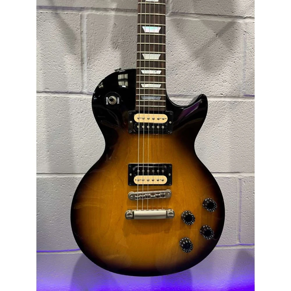 Pre-Owned Gibson 2015 LPM Les Paul Electric Guitar, Vintage Sunburst - Image 2
