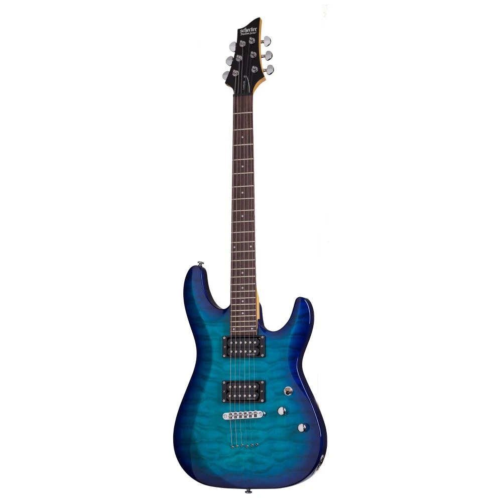 Schecter C-6 Plus Ocean Blue Burst