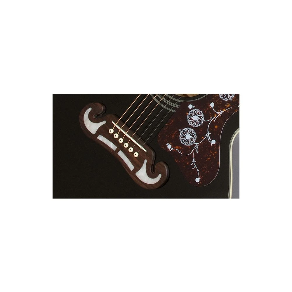 Epiphone J-200EC Electro Acoustic Guitar, Black - Image 2