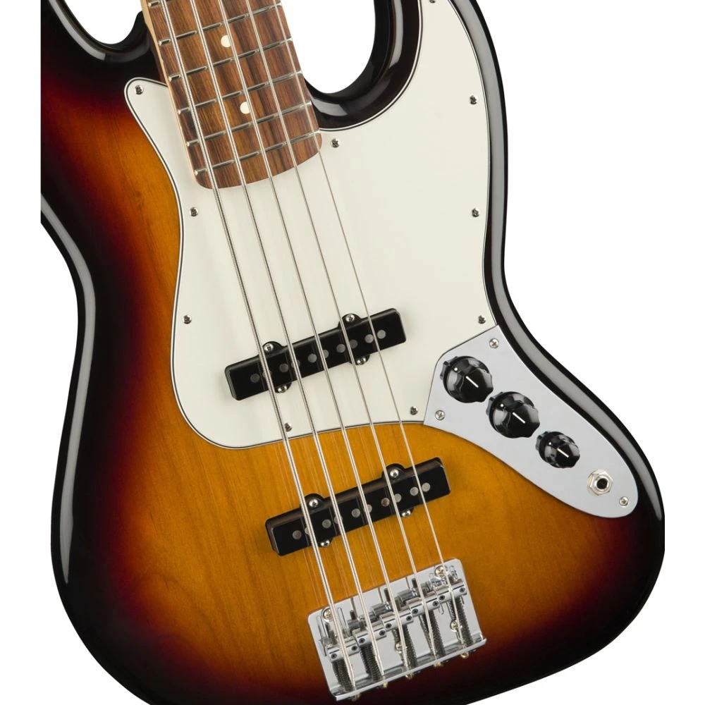 Fender Player Jazz Bass V PF, 3-Color Sunburst - Image 3