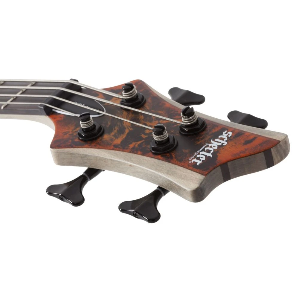 Schecter Riot-4, Satin Inferno Burst - Image 2