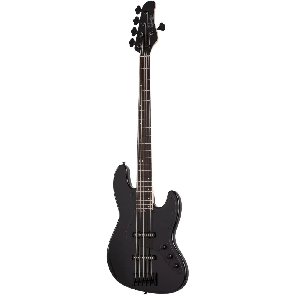 Schecter J-5 5-String Bass RW Gloss Black