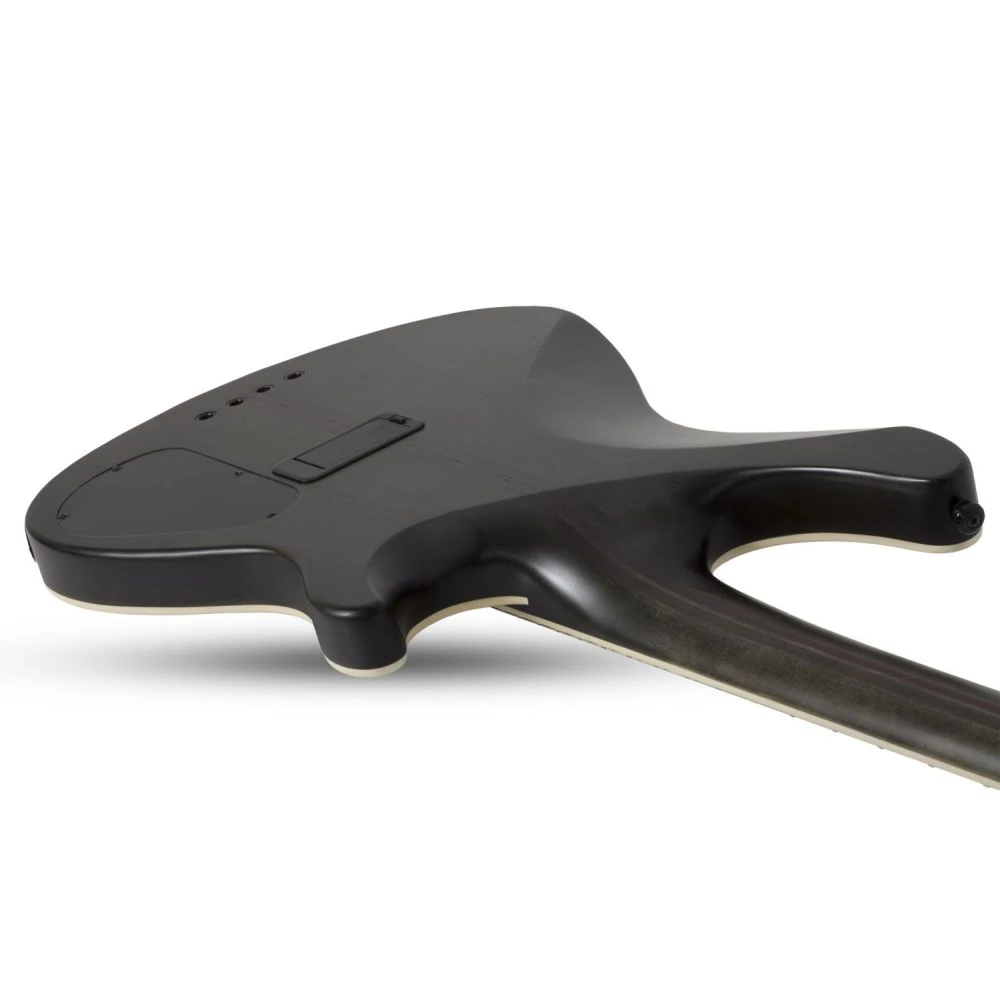 Schecter SLS Elite-4 Evil Twin Satin Black LH Bass Guitar - Image 3