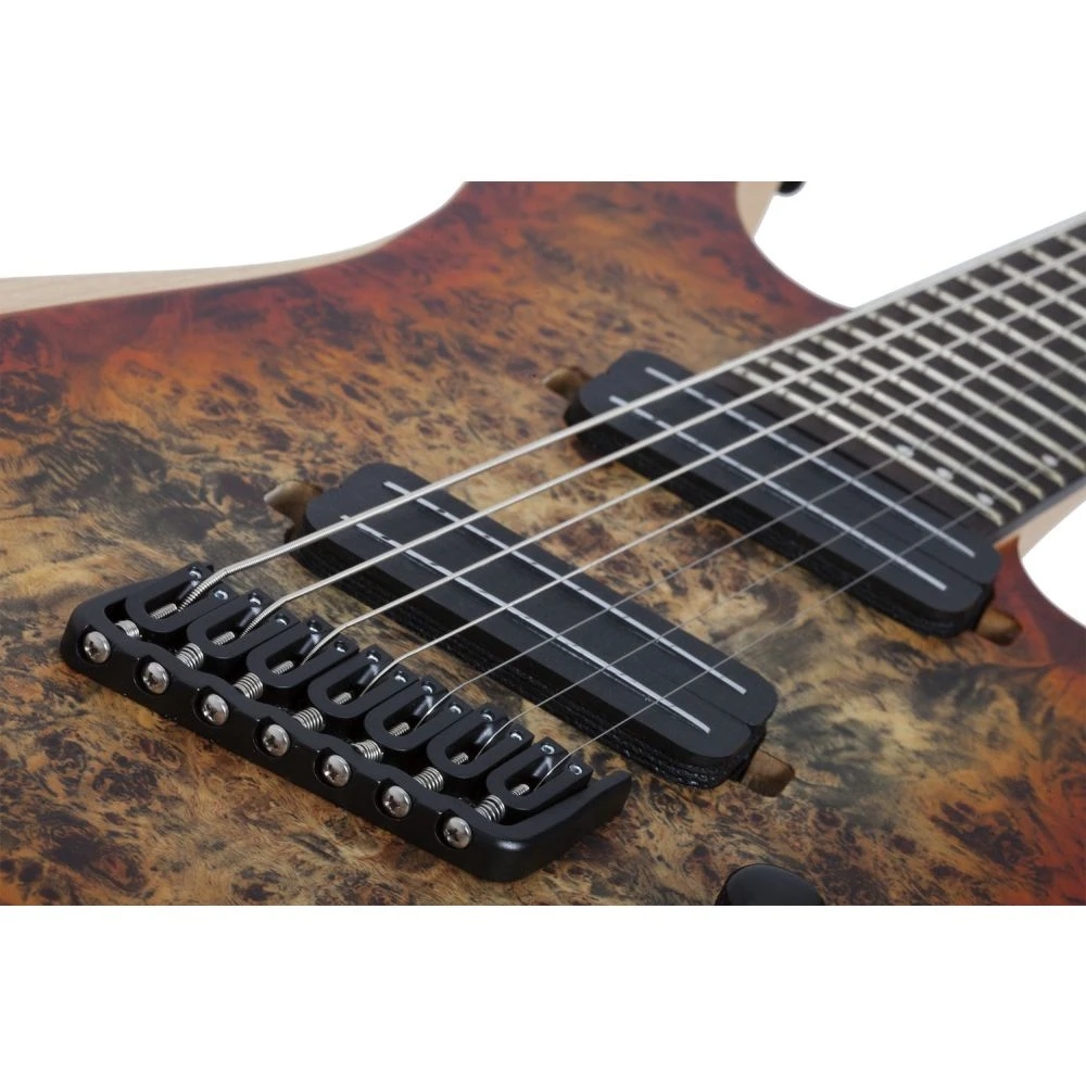 Schecter Reaper-7 Multi-Scale Inferno Burst 7 String Guitar - Image 4