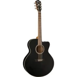 Washburn WJ7SCE Jumbo Electro-Acoustic Guitar Black