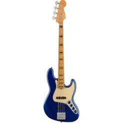 Fender American Ultra Jazz Bass Guitar, MN, Cobra Blue