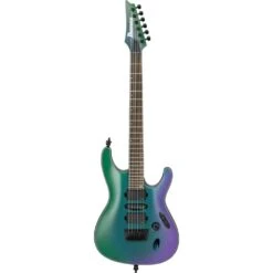 Ibanez S671ALB-BCM SAL Axion Label Electric Guitar, Blue Chameleon