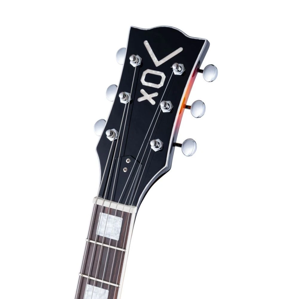 Vox Bobcat S66 Semi-Acoustic Guitar Sunburst - Image 6