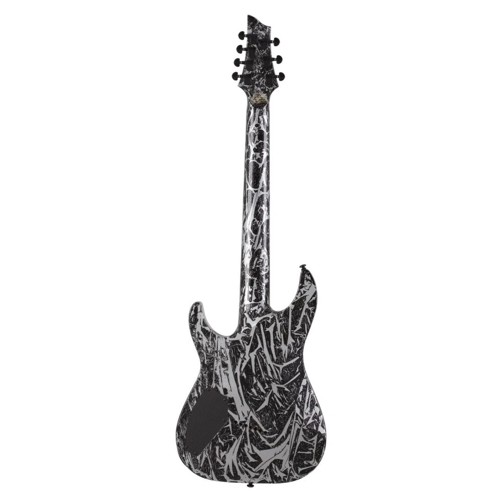 Schecter C-7 Multiscale Silver Mountain 7-String Electric Guitar - Image 2