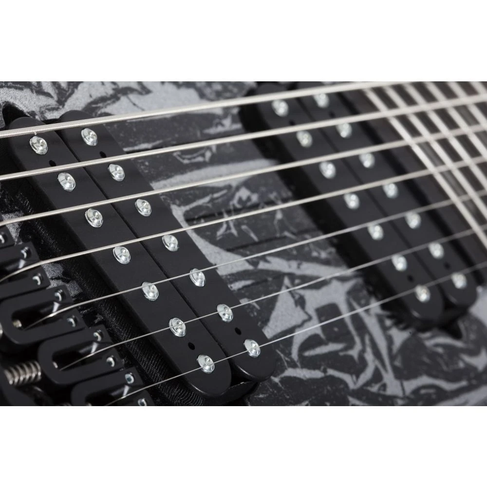 Schecter C-7 Multiscale Silver Mountain 7-String Electric Guitar - Image 5