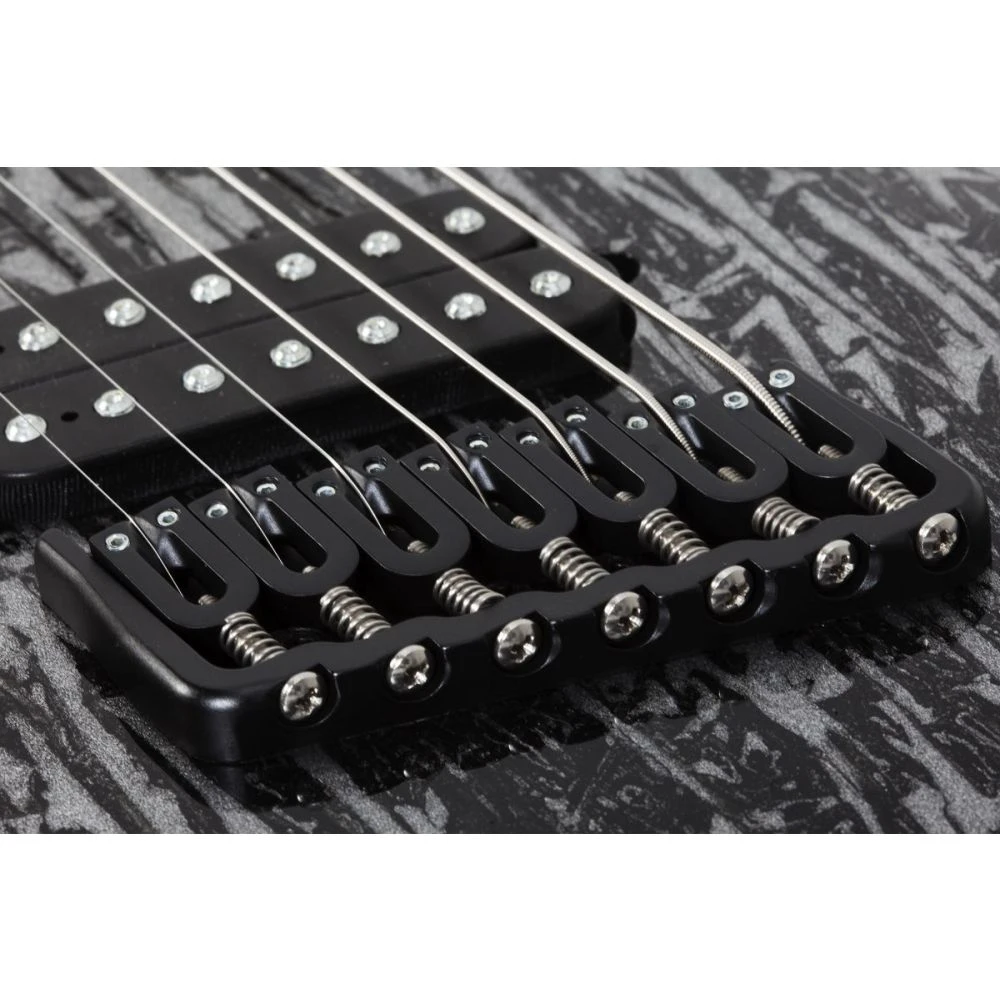 Schecter C-7 Multiscale Silver Mountain Left Handed 7-String Guitar - Image 3